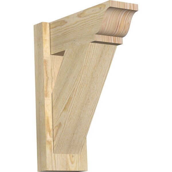 Ekena Millwork Traditional Traditional Rough Sawn Outlooker, Douglas Fir, 6"W x 14"D x 18"H OUT06X14X18TRA01RDF - main